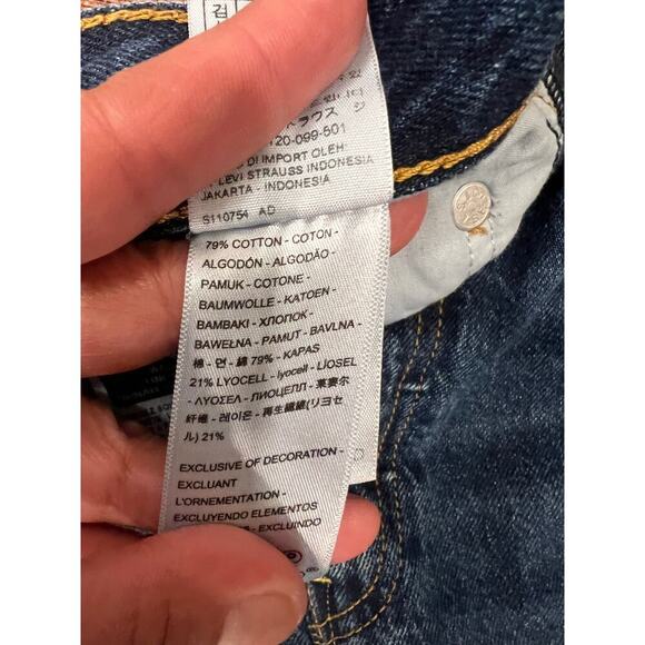 Levi's Premium RIBCAGE STRAIGHT ANKLE WOMEN'S JEANS Size 25 - Picture 9 of 9